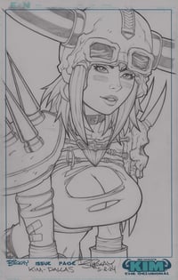 Image of Kim the Delusional FanExpo Dallas Exclusive Original Art