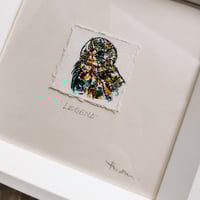 Image 5 of 'Legend' the Owl - Original Artwork 5x5cm