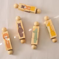 Image 1 of Wooden Montessori Blocks