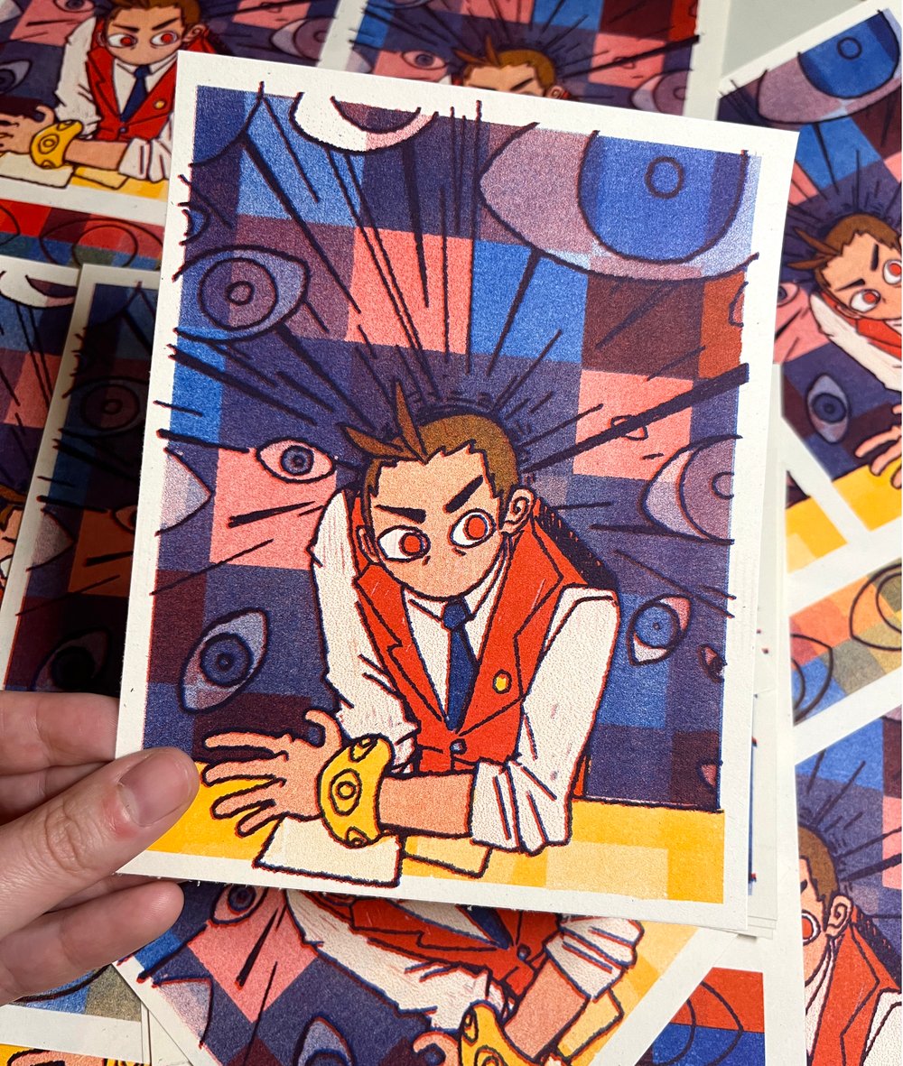 Image of Apollo Perceive Risograph Print