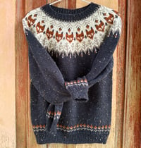 Image 2 of Into the wild - Tweed wool sweater - Anthracite - Ready to ship