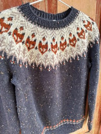 Image 4 of Into the wild - Tweed wool sweater - Anthracite - Ready to ship