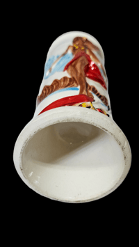 Image 4 of Vintage Hawaiian Village Surfer Girl Yellow Lei Mug FREE SHIPPING 