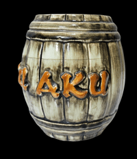 Image 3 of Vintage Rare Oversized Aku Aku Las Vegas Rum Barrel FREE Shipping 