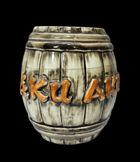 Image 1 of Vintage Rare Oversized Aku Aku Las Vegas Rum Barrel FREE Shipping 