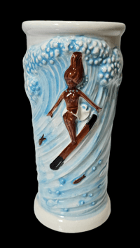 Image 2 of Vintage Kowloon Surfer Girl Mug FREE SHIPPING 