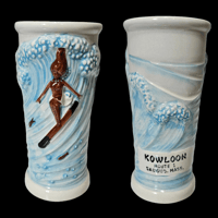 Image 1 of Vintage Kowloon Surfer Girl Mug FREE SHIPPING 