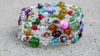 Colour bling, Wrap Around Bracelet