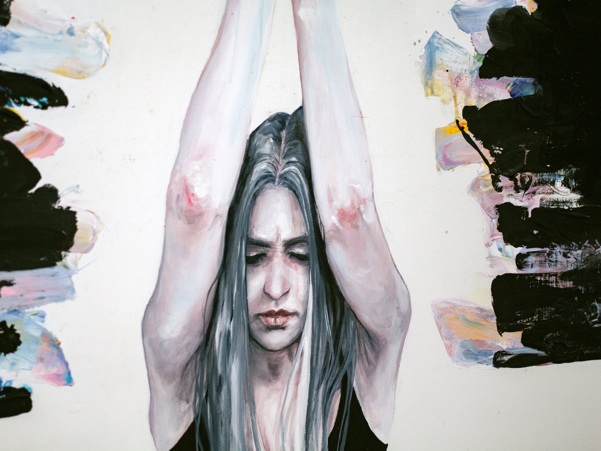 Agnes-Cecile others voices (120x80 cm) 2014