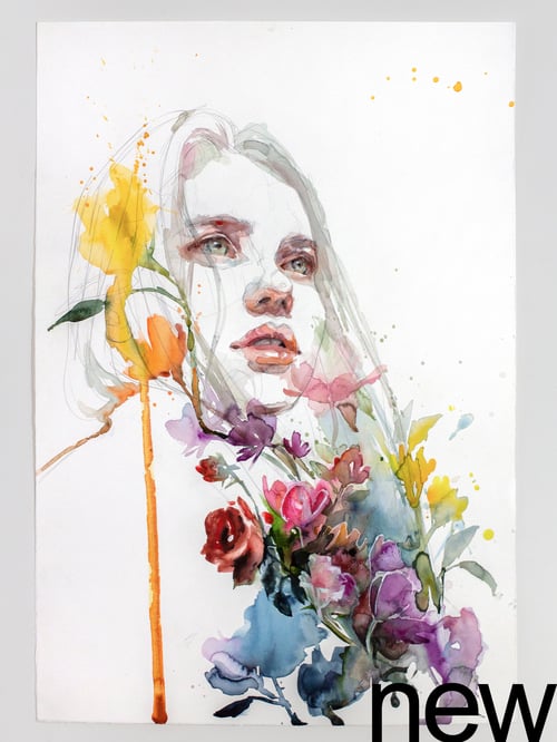 Image of flora demo study (38x56 cm)