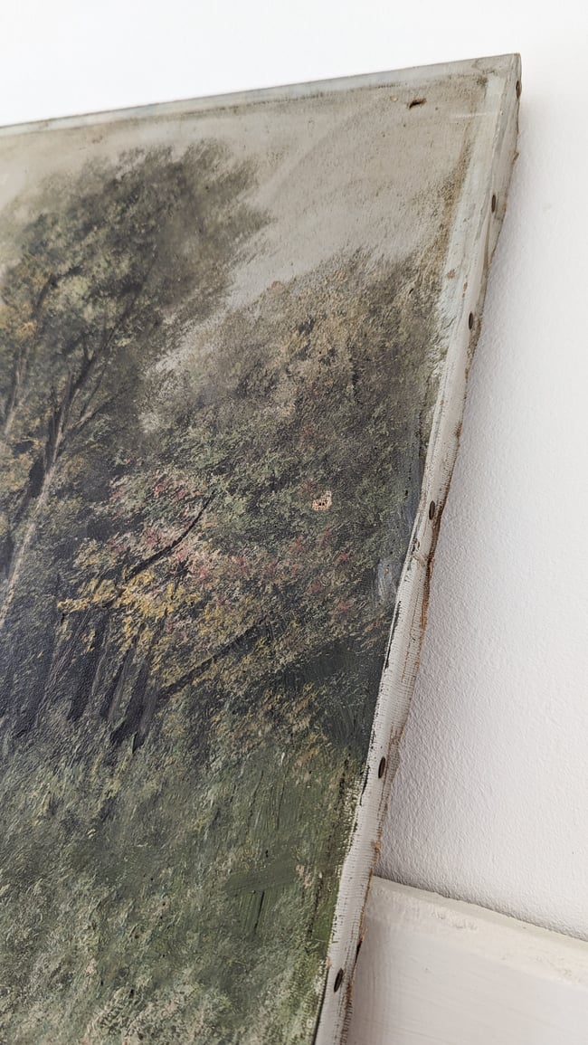 Huile sur toile - Ecole de Barbizon