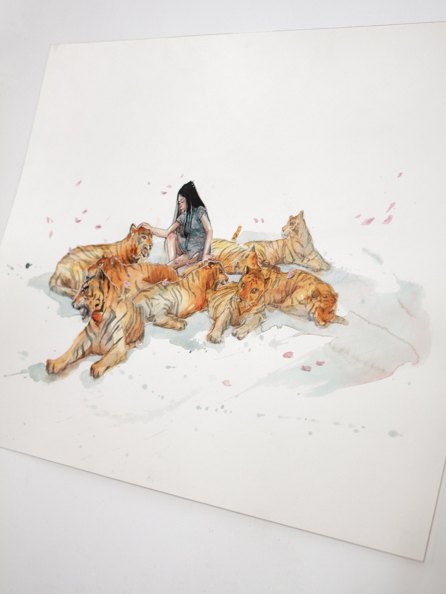 Agnes-Cecile the year of the tiger (60x46 cm)