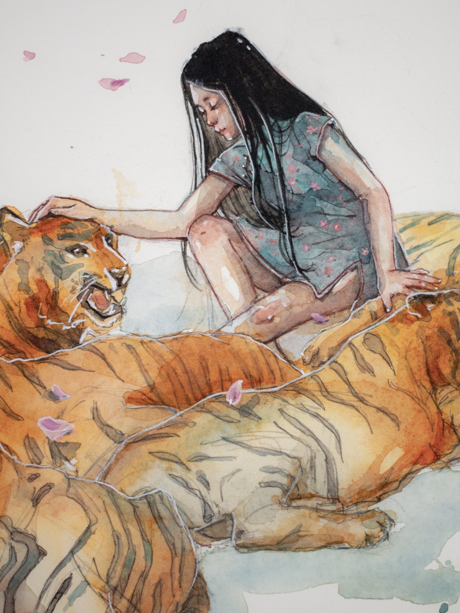 Agnes-Cecile the year of the tiger (60x46 cm)