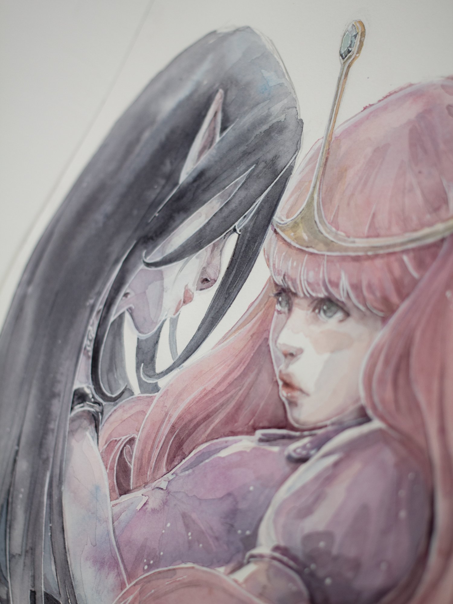 Agnes-Cecile princess bubblegum and marcelline (30x40 cm)