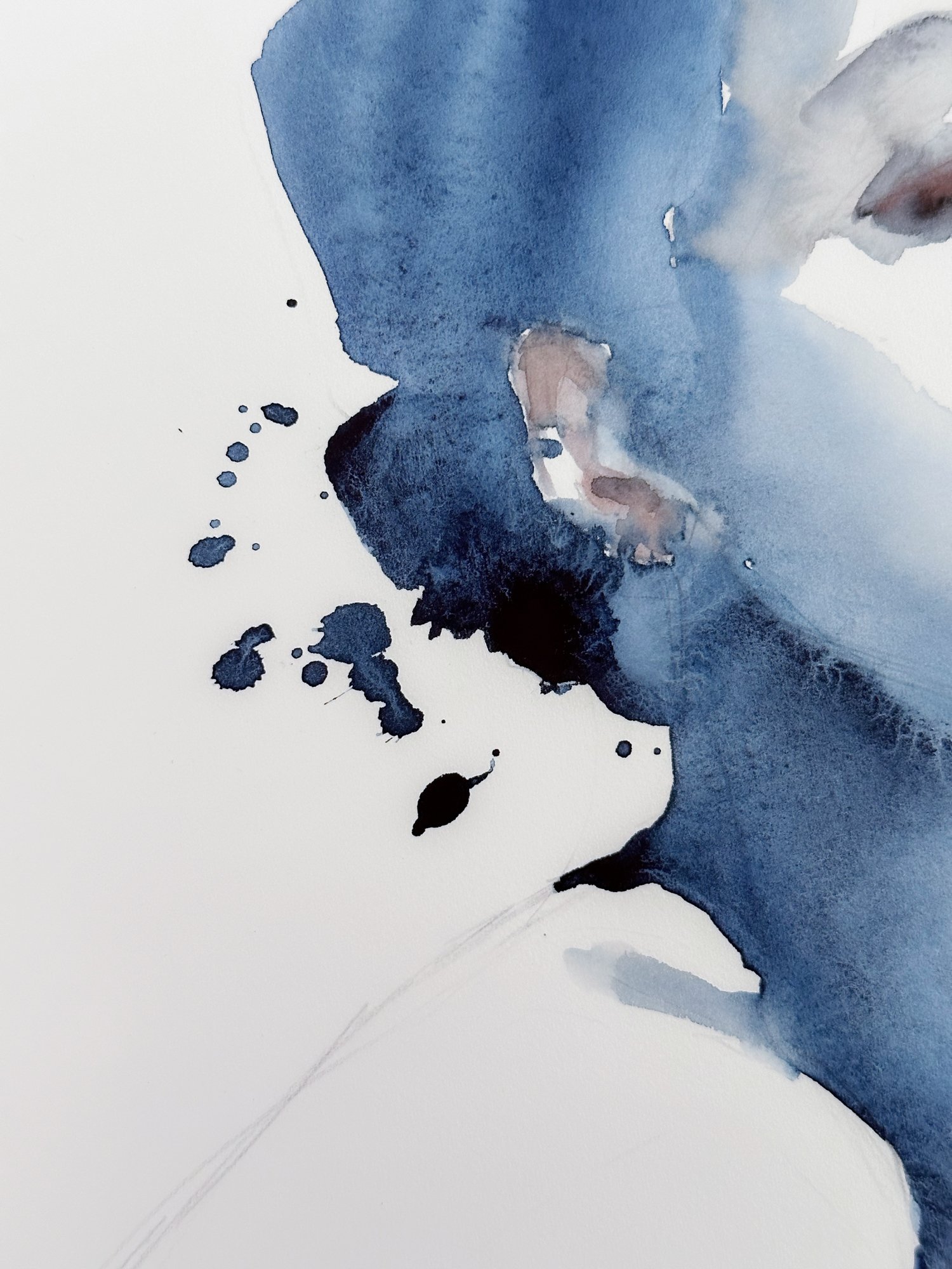 Agnes-Cecile just some blue (40x30 cm) 