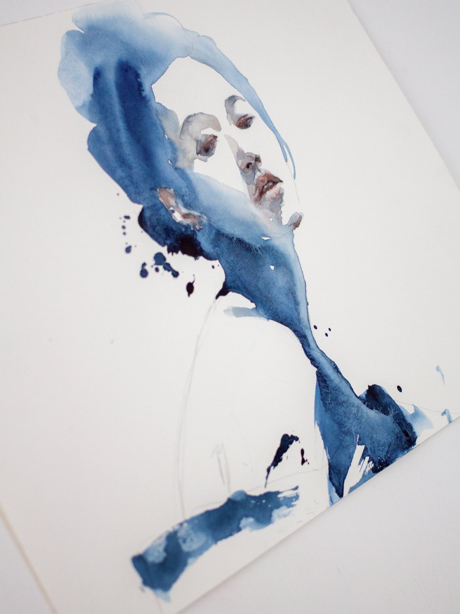 Agnes-Cecile just some blue (40x30 cm) 