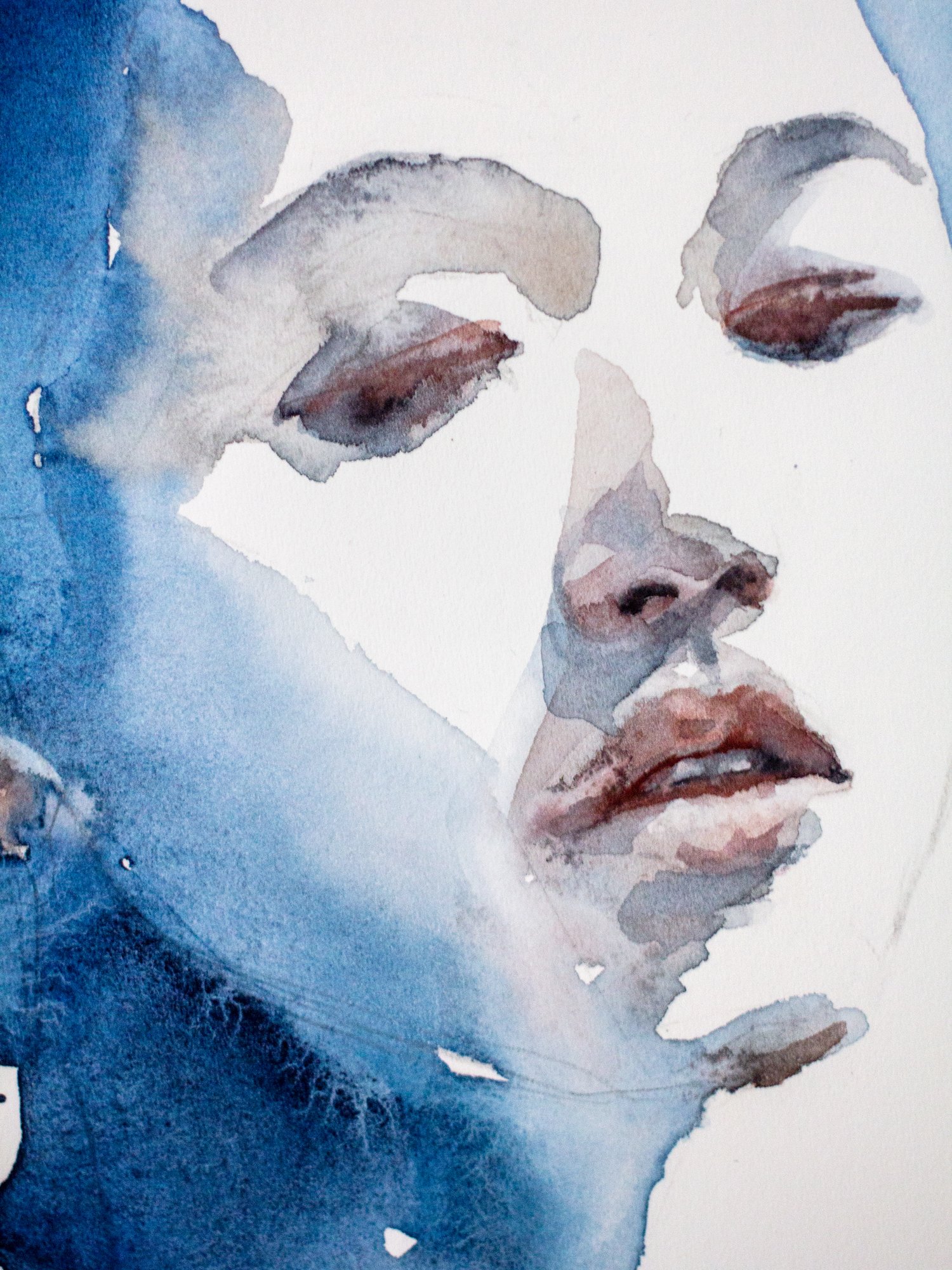 Agnes-Cecile just some blue (40x30 cm) 