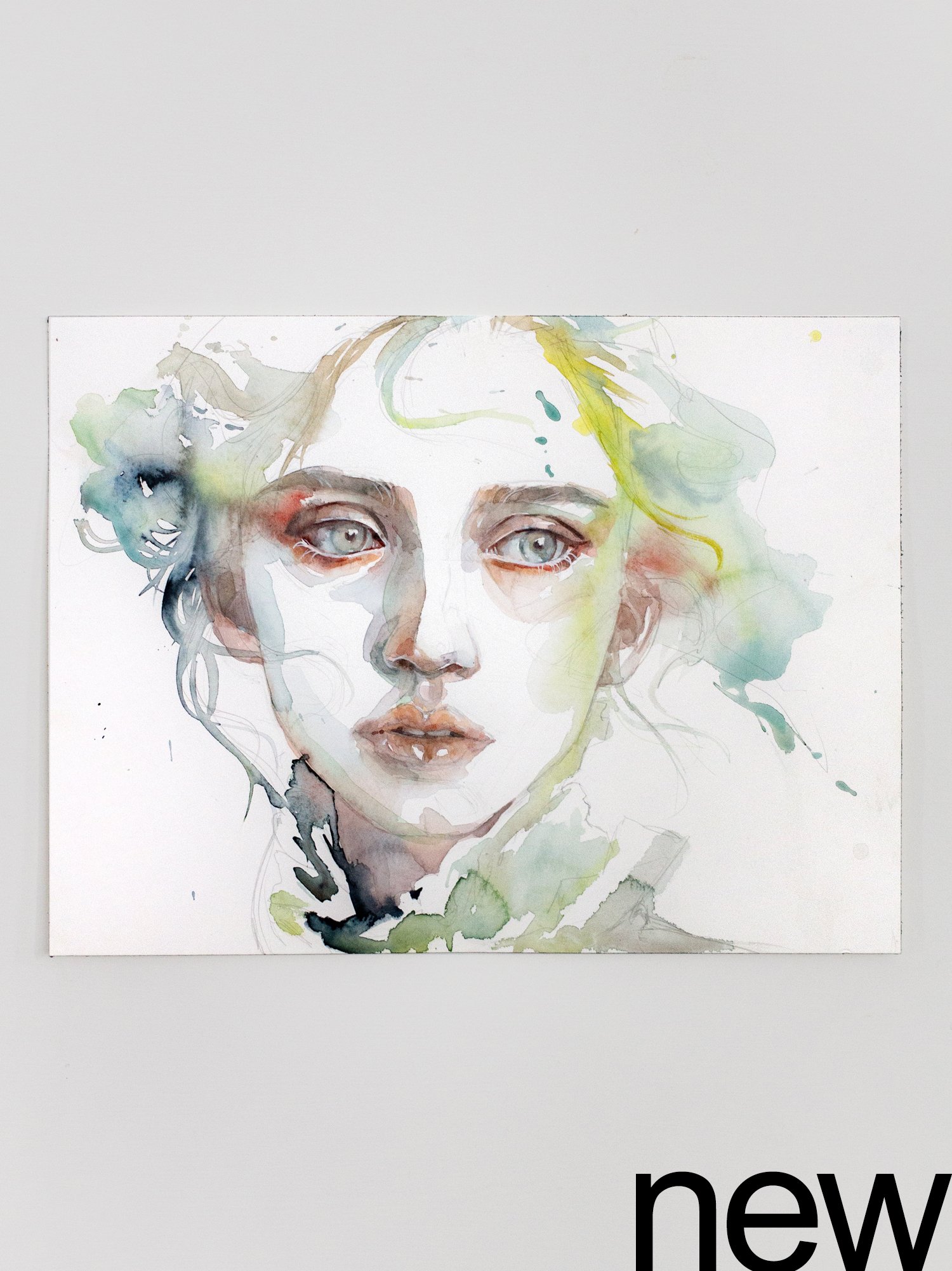 Agnes-Cecile turquoise zest (40x30 cm) 
