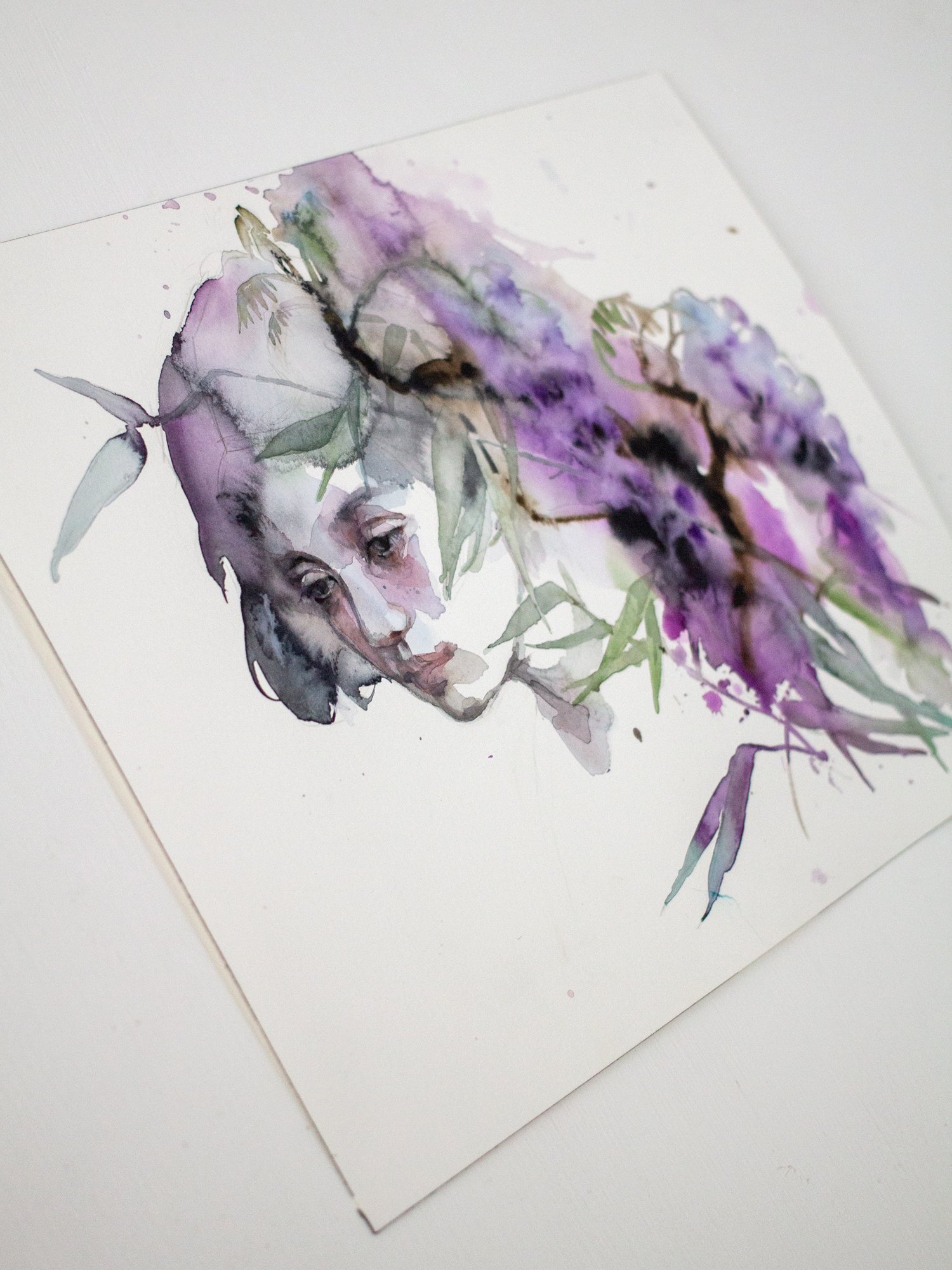 Agnes-Cecile the bowing (40x30 cm)