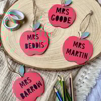 Image 5 of Teacher Apple Tags