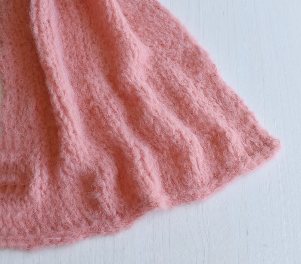 Image of Coral Fuzzy Plush Layer