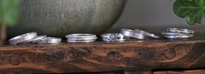 Image of Group Silver stacking ring workshop