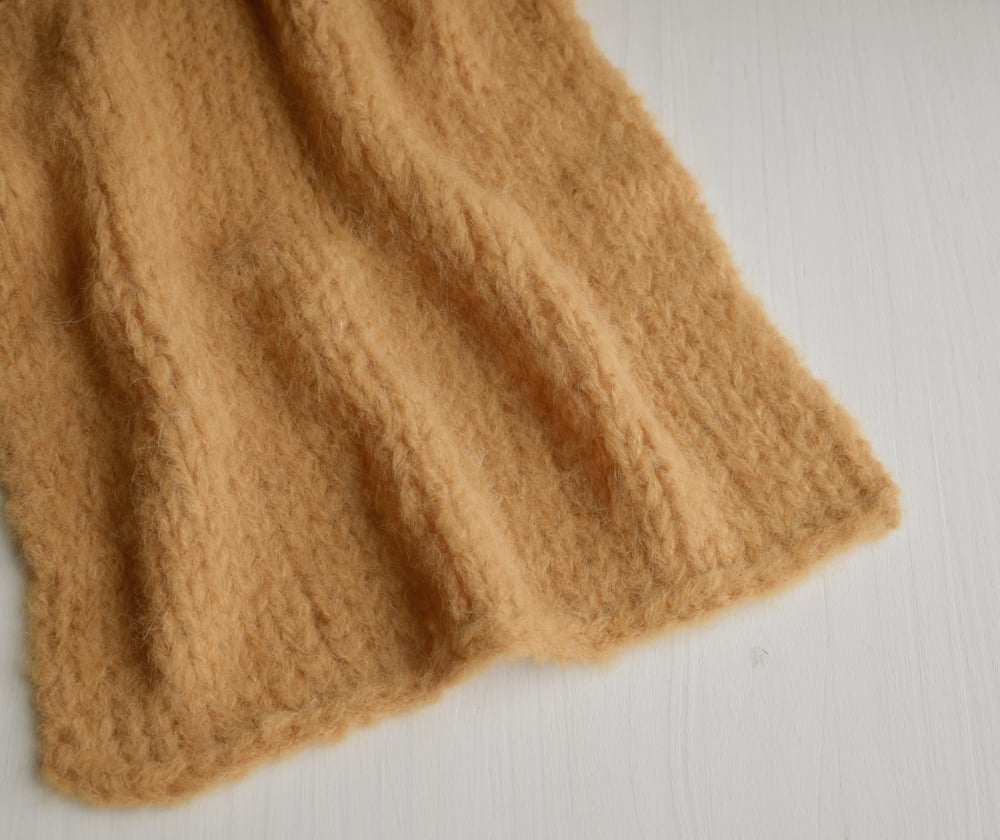 Image of Mustard Fuzzy Plush Layer