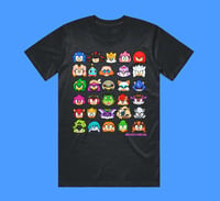 Image 3 of Sonic The Hedgehog Heads T-shirt