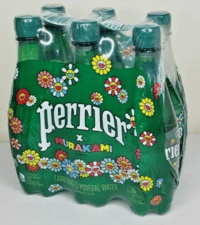 Perrier X Takashi Murakami 6 Pack Plastic Bottles [2020]