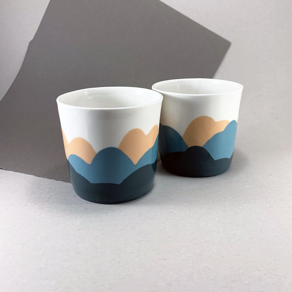 Set de deux mugs en porcelaine 61