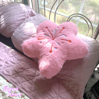 Image 2 of Pink Sakura Flower Plush
