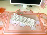 Image 1 of Bunny Cloud Deskmat