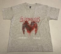 Light Gray Concrete Rose Heart T