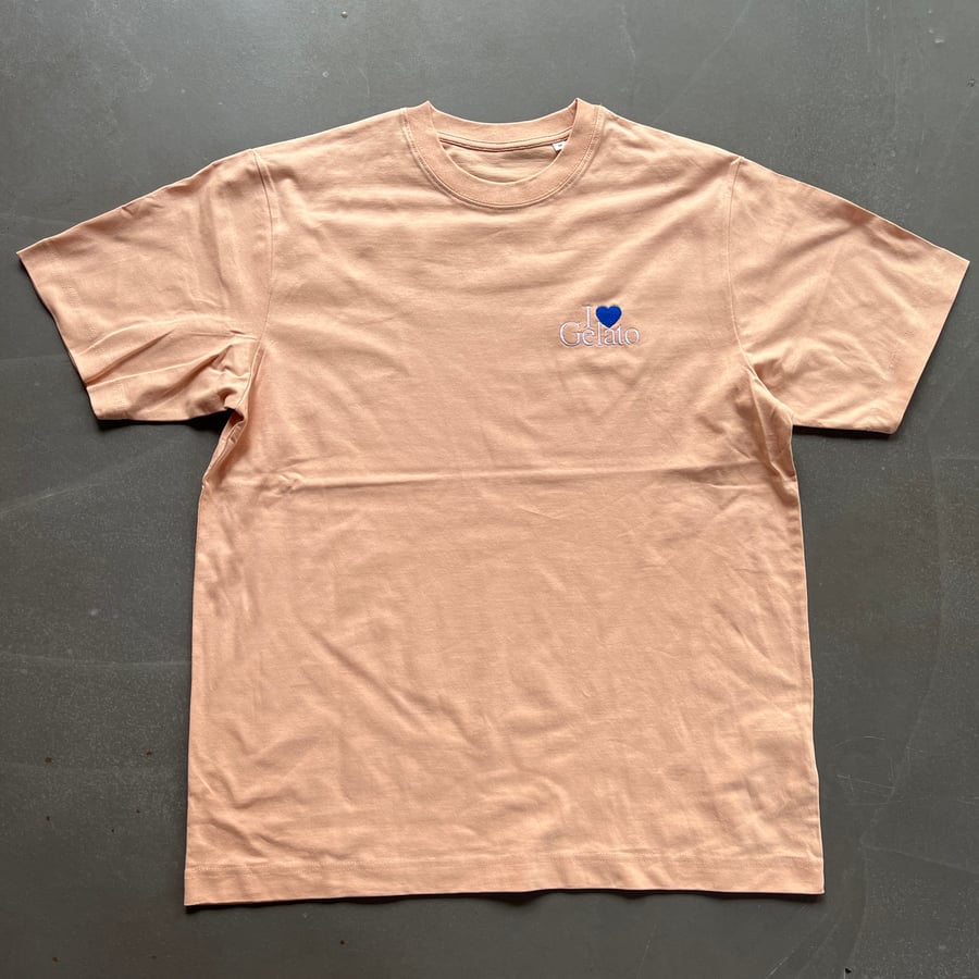 Image of I 💙 Gelato T-shirt peach