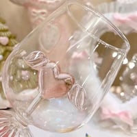 Image 1 of Flying Heart Glass Cup