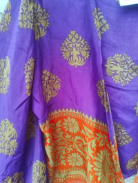 Image 6 of Stevie sari top - purple and orange 