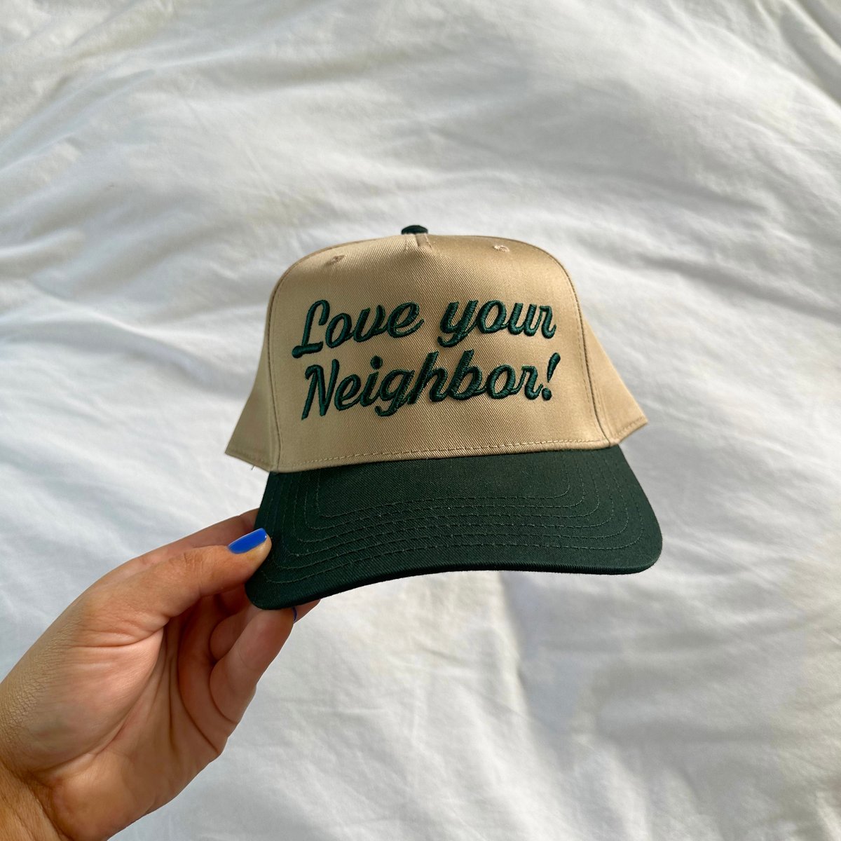 Image of GREEN/KHAKI HAT
