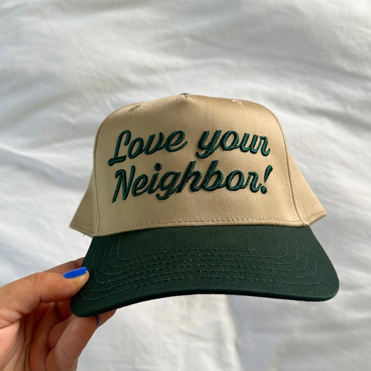 Image of GREEN/KHAKI HAT