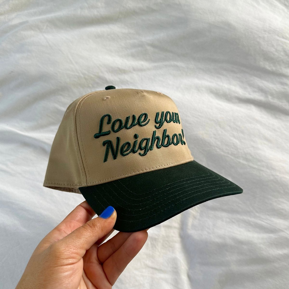 Image of GREEN/KHAKI HAT