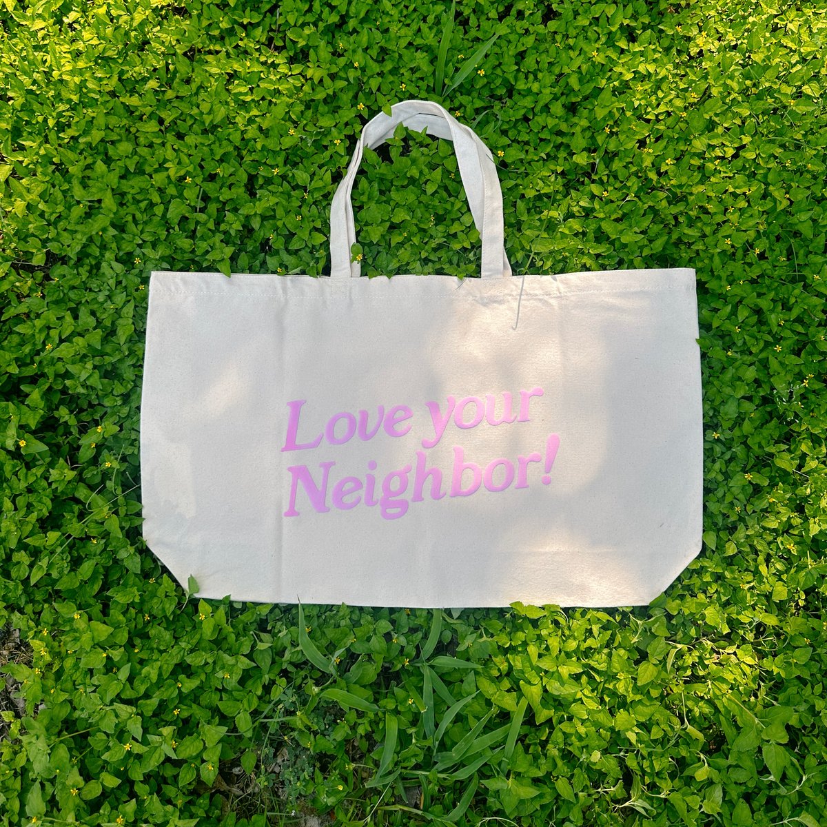 Image of tote bag - pink