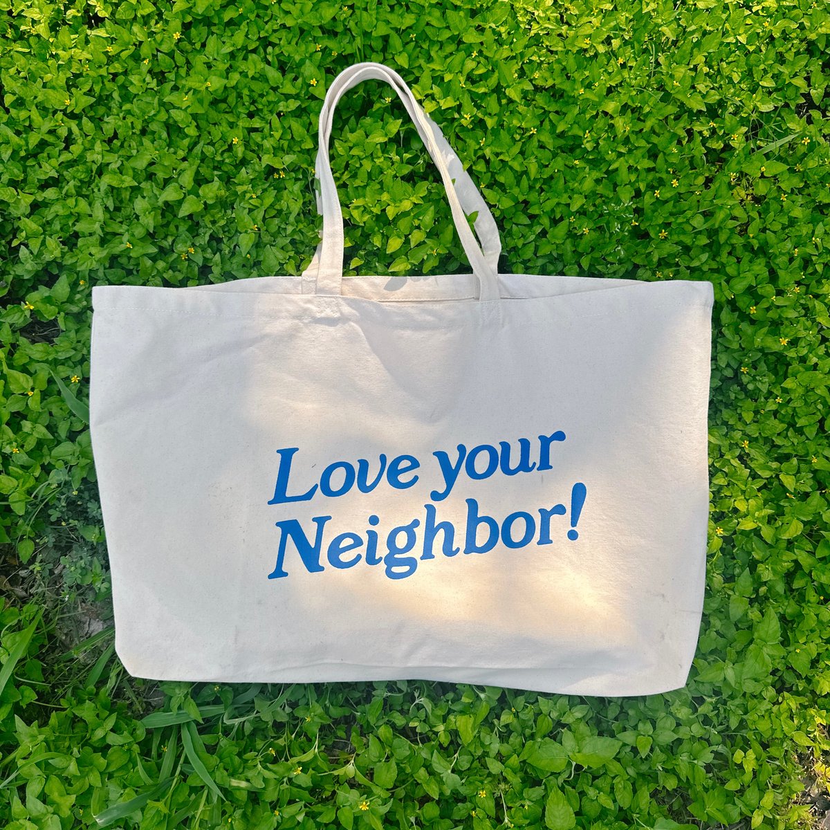 Image of tote bag - blue