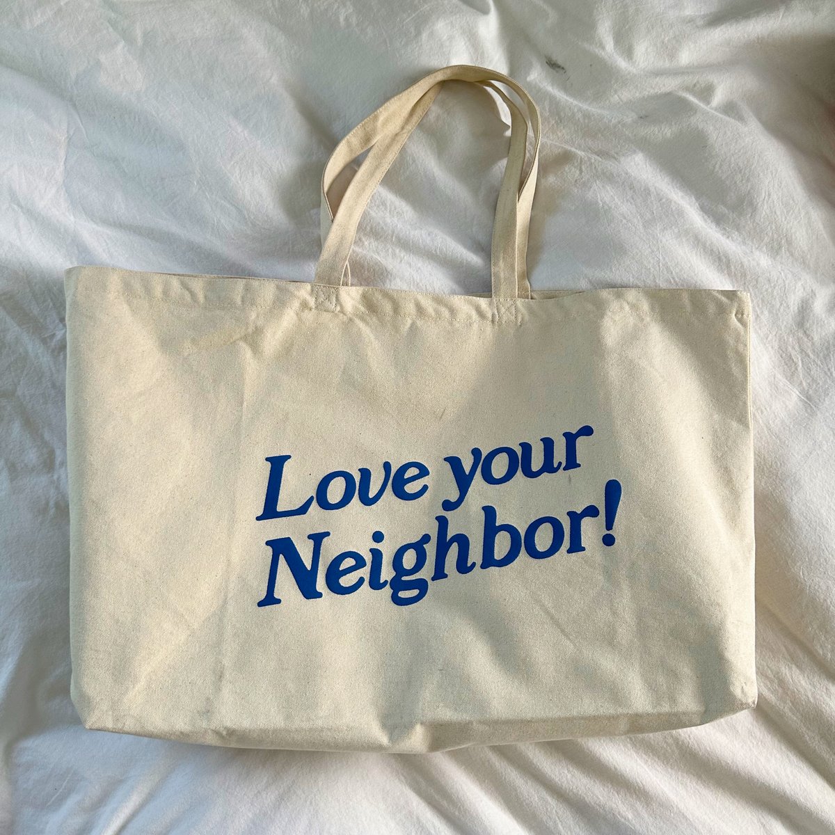 Image of tote bag - blue