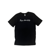 Black full length t-shirt 