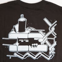 Image 2 of T-SHIRT - EYES - BLACK