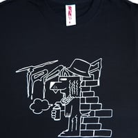 Image 2 of T-SHIRT - WOU WALL - BLACK