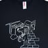 T-SHIRT - WOU WALL - BLACK Image 2