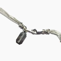 Image 6 of Collier double rang Argent cercle pompon