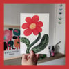 [Red Flower] Print