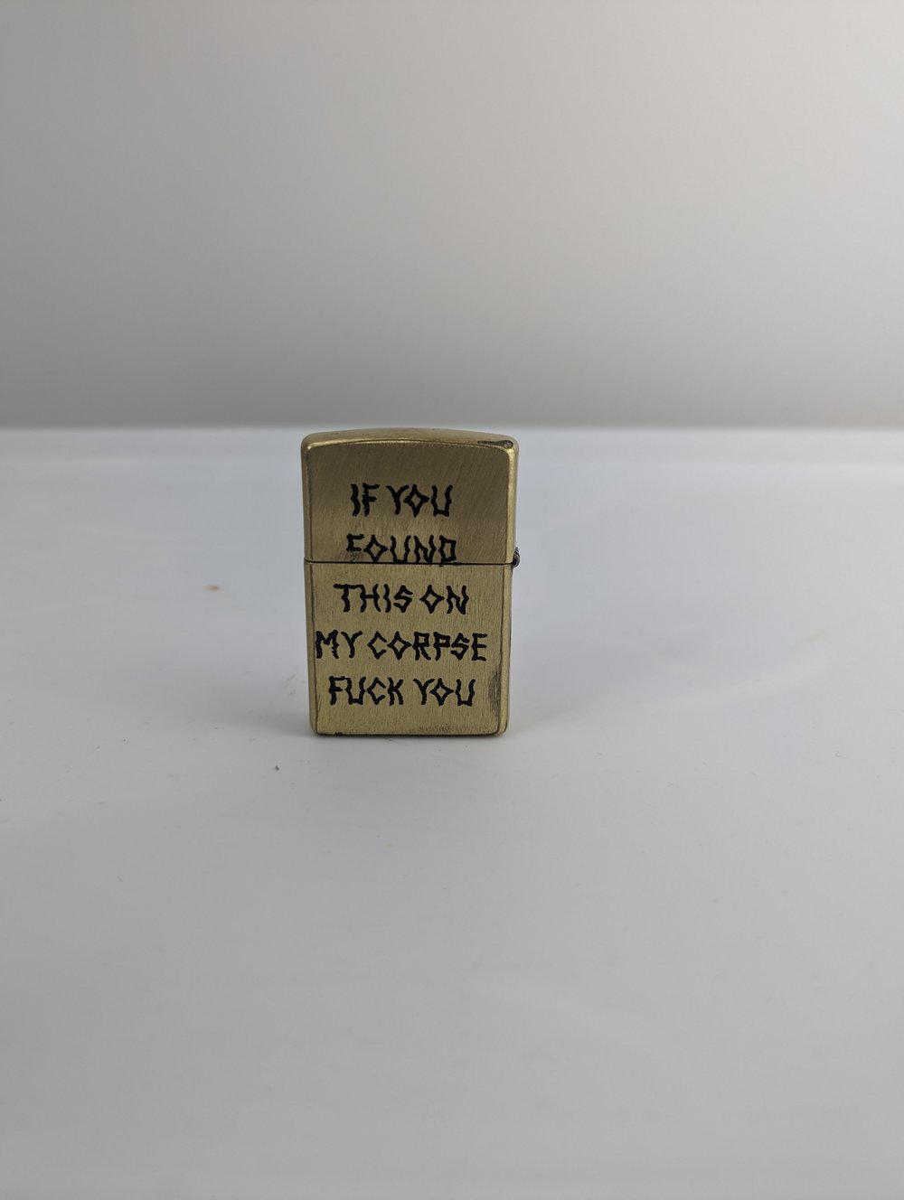 Engraved Zippo lighters