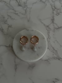 Image 1 of Rainbow Moonstone Angel Tears (Rose Gold)